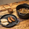 Olla de hierro fundido con sartén, 5 l - 16 