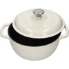 Olla de hierro fundido esmaltada - marfil, 4 L - 2 