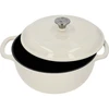 Olla de hierro fundido esmaltado - marfil, 5,8L - 2 