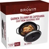 Olla de hierro fundido para hornear, 5.5 L - 6 