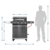 Parrilla de gas dragON BBQ G201, 18,8 kW - 12 