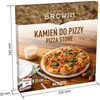 Piedra para pizza redonda, hecha de cordierita, diámetro 33 cm - 8 