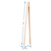 Pinzas de madera, 22 cm - 2 