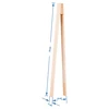 Pinzas de madera de 17 cm - 2 