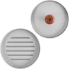 Prensa para hamburguesas - de aluminio, diámetro 12cm - 4 