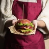 Prensa para hamburguesas - de aluminio, diámetro 12cm - 10 