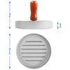 Prensa para hamburguesas - de aluminio, diámetro 12cm - 6 