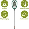 Probador de sustrato 4 en 1-pH, humedad, C, luz solar - 2 