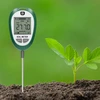Probador de sustrato 4 en 1-pH, humedad, C, luz solar - 10 