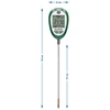Probador de sustrato 4 en 1-pH, humedad, C, luz solar - 13 