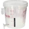 Recipiente de fermentación 30L grifo tubo lateral termómetro reductor de sedimentos - 2 