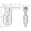 Recipiente de fermentación 30L grifo tubo lateral termómetro reductor de sedimentos - 7 