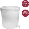 Recipiente de fermentación de 30 L con tapa y grifo - 2 