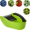 Recogedor de frutas pequeñas de plástico verde - 2 