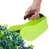 Recogedor de frutas pequeñas de plástico verde - 6 