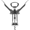 Sacacorchos de metal - tradicional - plateado - 2 