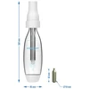 Saturador para agua y bebidas + cartuchos - 8 