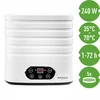 Secadora de alimentos con regulación de temperatura, 240W, blanca - 9 