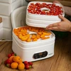 Secadora de alimentos con regulación de temperatura, 240W, blanca - 20 