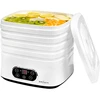 Secadora de alimentos con regulación de temperatura, 240W, blanca - 8 