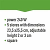 Secadora de alimentos con regulación de temperatura, 240W, blanca - 15 