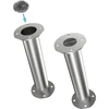 Soporte de resortes de acero inoxidable 2 piezas - 4 