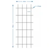 Soporte para plantas - enrejado (150cm x 60cm) 3 piezas - 7 