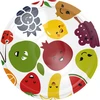 Tapa fi82/6 frutas - 10 unidades.  - 1 