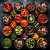 Tapa fi82/6 verduras negras - 10 uds. - 6 
