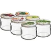 Tarro 370ml con tapa de color fi82/6 - 6 unidades - 12 