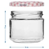 Tarro bajo 330ml fi82/6 con tapa col. 6uds - 7 