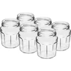 Tarro Confitura 230ml con tapa negra fi63/4 - 6 unidades - 4 