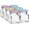 Tarro cuadrado 120ml fi53/4 tapa - 6uds.  - 1 
