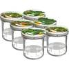 Tarro de 350ml con tapa fi82/6 y prensa - 6 unidades. - 9 