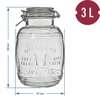 Tarro de 3L en forma de barril "OLD" con clip - 7 