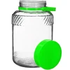 Tarro de 5L con pinzas - tapa verde - 3 
