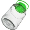 Tarro de 5L con pinzas - tapa verde - 4 