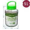Tarro de 5L con pinzas - tapa verde - 6 