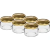 Tarro de caviar 200ml fi82/6 con tapa dorada 6uds  - 1 