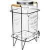 Tarro Limonada 8 L - con grifo, en soporte metálico con asas  - 1 