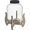 Tarro multifuncional con grifo 5L + soporte de madera - 4 