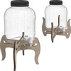 Tarro multifuncional con grifo 5L + soporte de madera - 5 