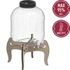 Tarro multifuncional con grifo 8L + soporte de madera - 6 
