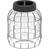 Tarro multifuncional con tapa negra, 3L  - 1 