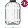 Tarro multifuncional de 18L con tapa - 5 