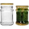Tarro para Ensalada 500ml con tapa dorada fi82 - 6 unidades - 4 