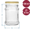 Tarro para Ensalada 500ml con tapa dorada fi82 - 6 unidades - 5 