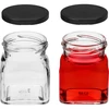 Tarro TO 120ml Cuatro esquinas fi53 tapa negra -6uds - 5 