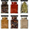 Tarro TO 150ml Cuatro esquinas fi53 tapa negra -6uds - 7 