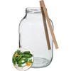 Tarro TO 4L con col. tapa + tenedor o pinzas fi100 - 4 